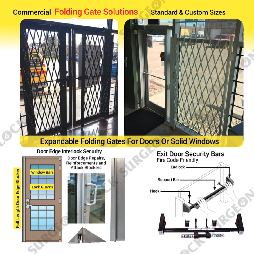 Window Bars-Window Bars-Extendable Window Security Bar-Hinged-Removable and Push Lock High River