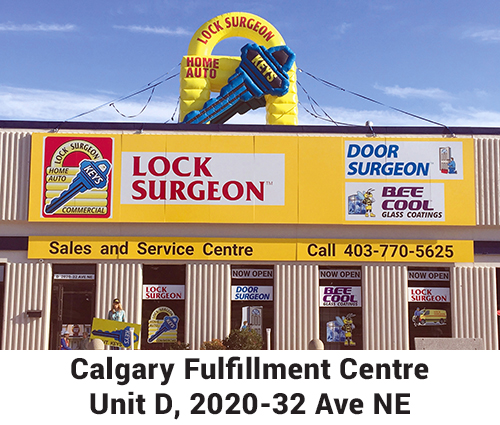 Lock Surgeon online Fulfillment centre in calgary.